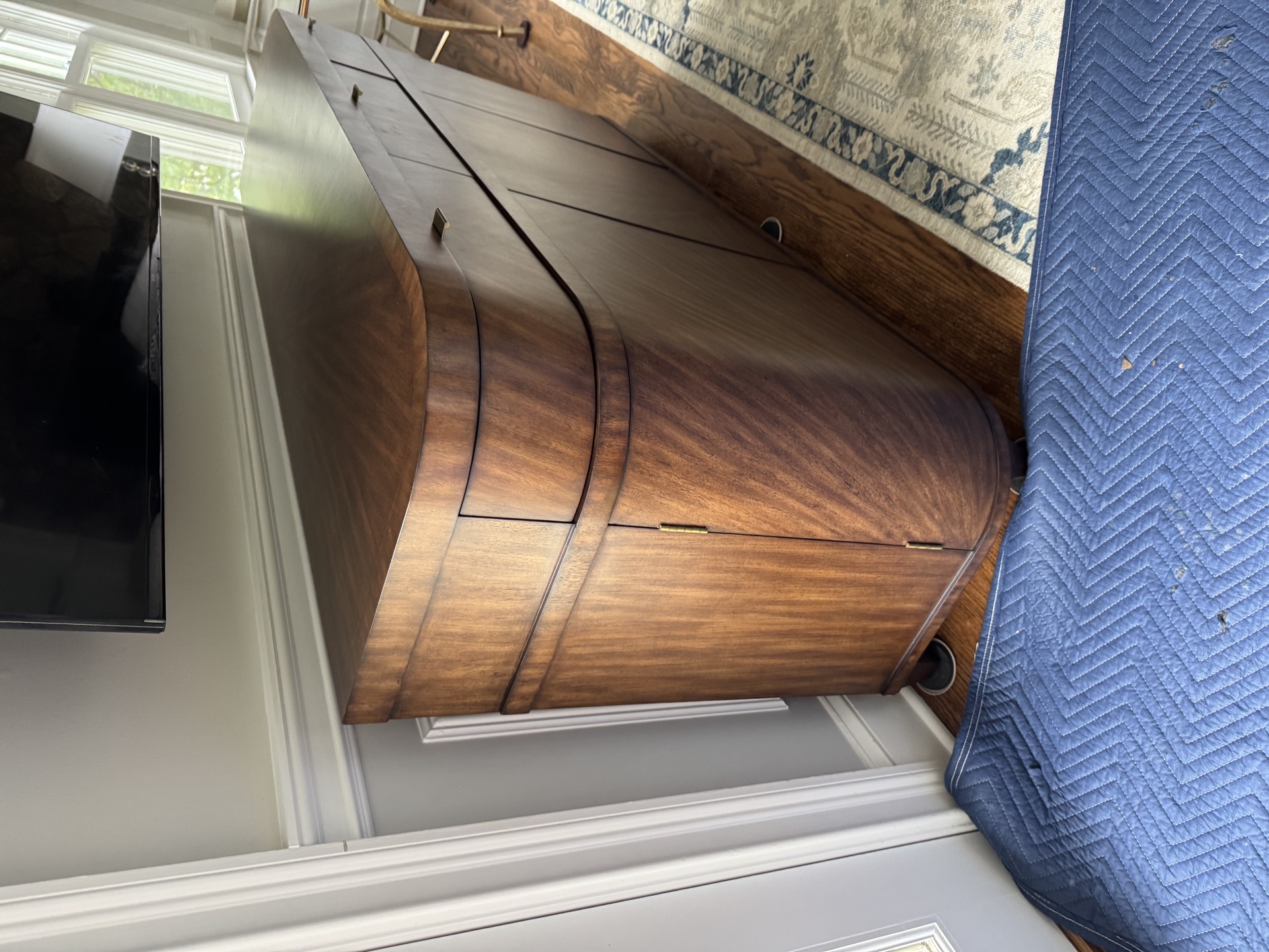 TV stand furniture restored — Elite Furniture Repair